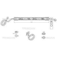 Triscan Hydraulikschlauch Servoschlauch Passend FüR Audi A4 A6 Skoda Superb VW