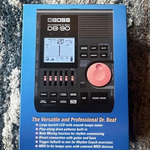 BOSS DB-90 Dr. Beat Metronome for Guitar/Bass w/ LCD, MIDI In, Mic Input