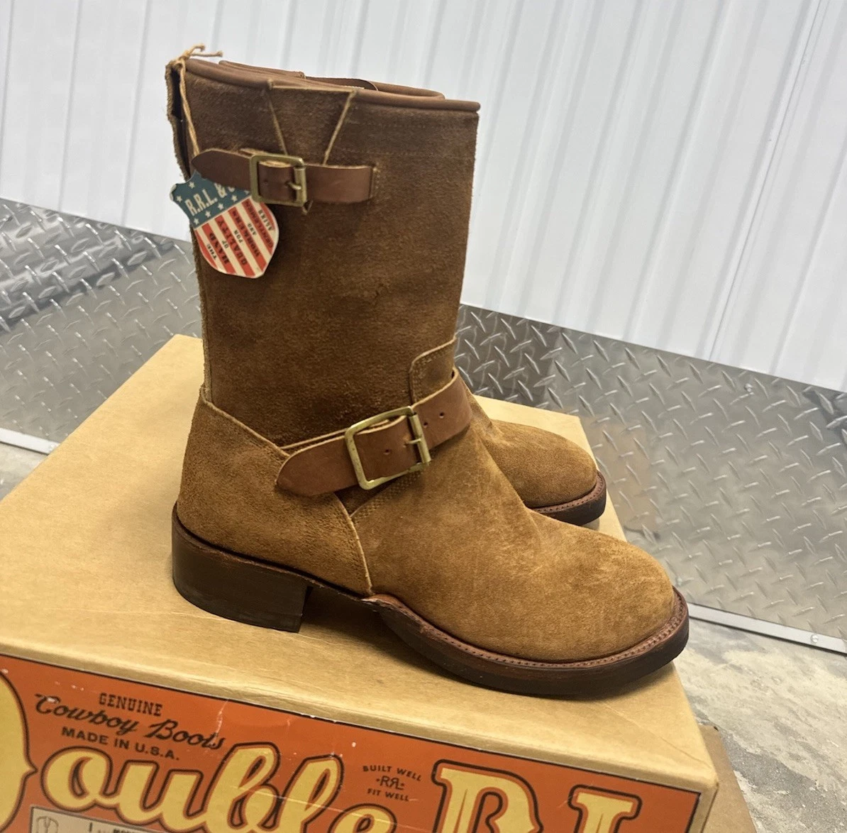 Ralph Lauren Solid Pattern Western Boots for Men for Sale | Shop