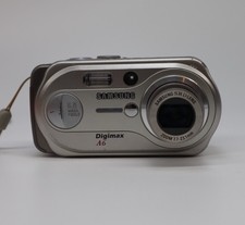 Samsung Digimax A6 6.0MP Compact Digital Camera, Silver - Tested