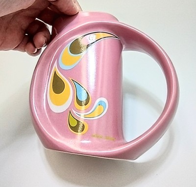 Miam Miam Sugar Princess Coffee Mug Alex Silow Pink Yellow Rare Retro Solar