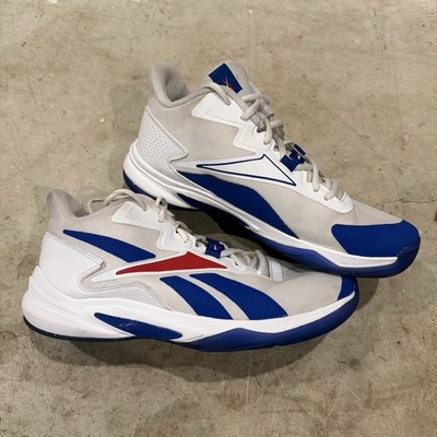 Reebok More Buckets 'White Vector Blue Red' GY5472 Mens Size 10 Basketball Shoes