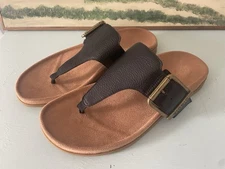 Vionic Emma Women's Sandal With Arch Support Black Size 10 Wide NWOB