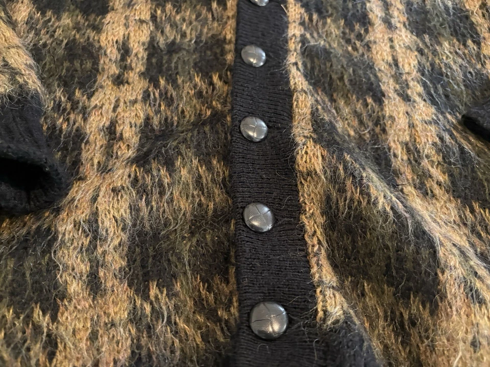 Vintage Citation Club by Puritan Wool & Mohair Cardigan Sweater Size 44 - Image 2 of 4