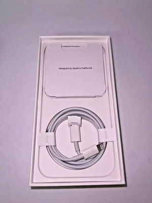 Apple iPhone 14 or 14 Plus Original Retail Box with Charger SIM Ejector & Manual