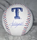 Adrian Beltre Signed Texas Rangers Logo Baseball Beckett Witness Auto HOF