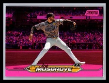 Joe Musgrove San Diego Padres 2024 Stadium Club #201 Pink Foil