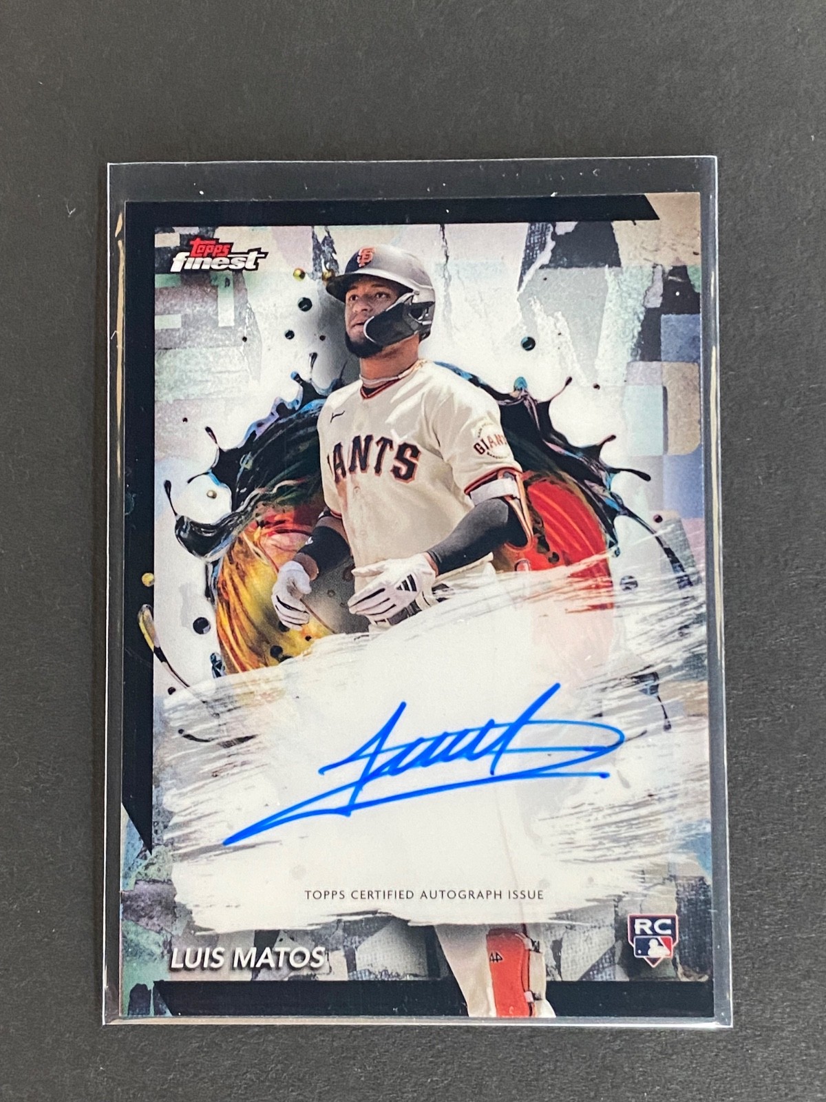 2024 Topps Finest - Finest Autographs Luis Matos #FA-LM (AU, RC)