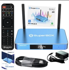 NEW 2025 Model-SuperBox S6 Max, 6K UltraHD, BlueTooth Voice Command