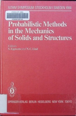 Probabilistic methods in the mechanics of solids and structures symposium, Stock
