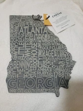 Georigia Slate Cheese Board, Topshelfliving, New - See Description 