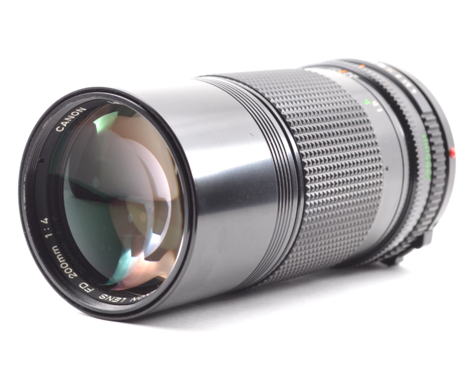 Top Mint】CANON New FD 200mm f/4 for AE-1 program,A-1,F-1 Lens