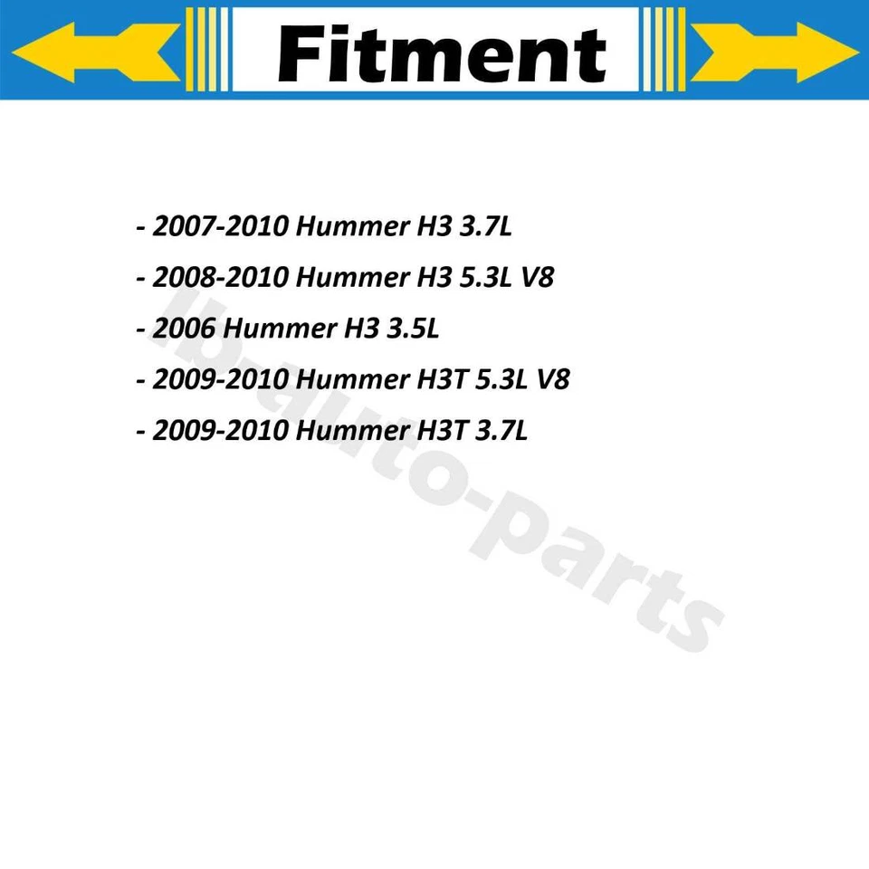 Передний тормозной шланг 2x для Hummer H3 2007-2010 Hummer H3T 2009-2010 - Изображение 2 из 4