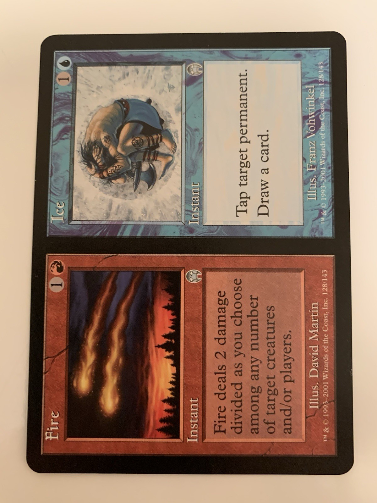 MTG NM Fire and Ice Apocalypse Free Shipping In The US with Tracking