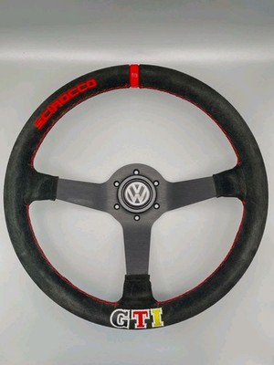 Sport Steering Wheel Suede VW Scirocco GTI 350Mm/80Mm
