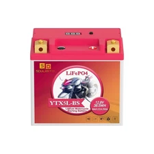 YTX5L-BS Lithium Motorcycle Battery LiFePO4 Powersport 12.8V 3Ah 250CCA Repla...