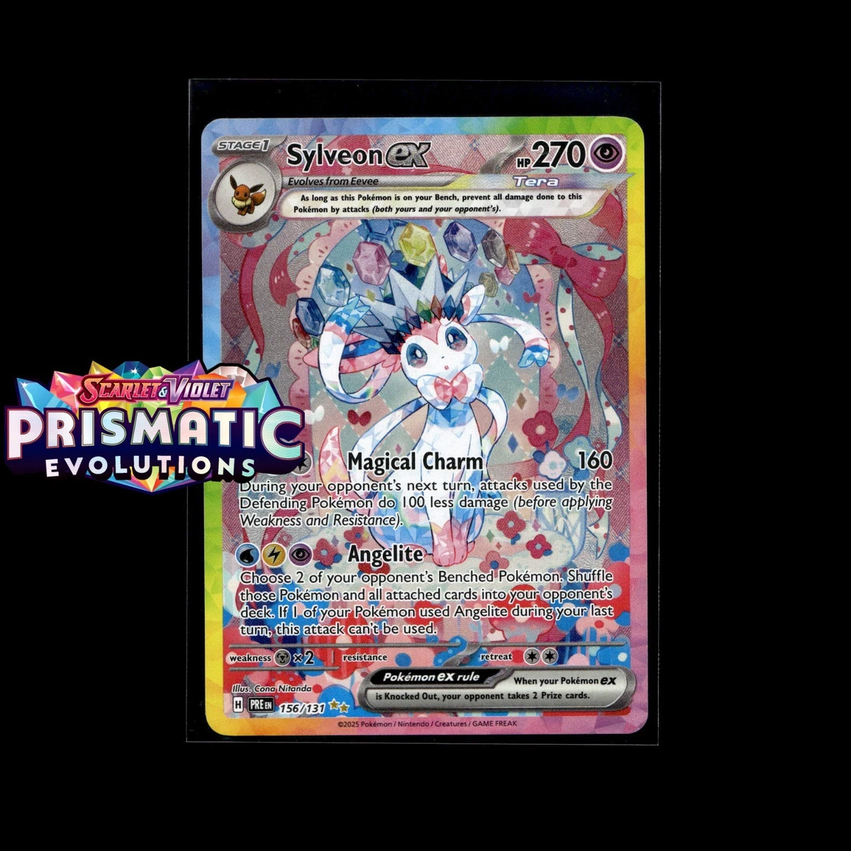 Sylveon Ex 156/131 Prismatic Evolutions for sale | eBay