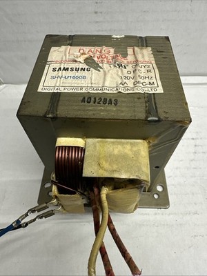 Samsung Microwave High Voltage Transformer Untested Used From Samsung Microwave