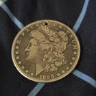 1895-O Morgan Silver Dollar Key Date New Orleans 450k drilled