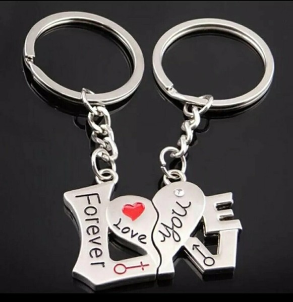Llavero Del Amor Parejas Regalo