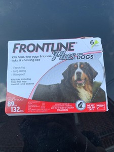frontline plus for large dogs 6 doses