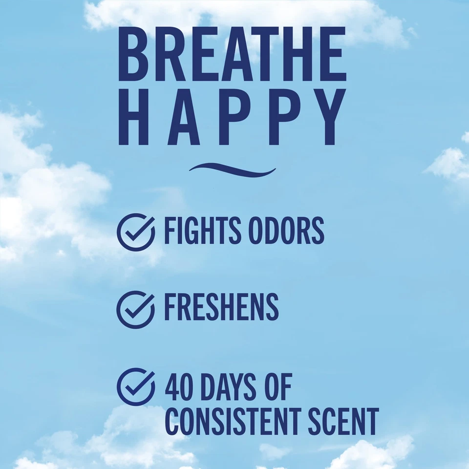 Febreze Car Vent Clips Old Spice Freshener 40 Days Odor Eliminator 0.28 Fl Oz - Image 2 of 4