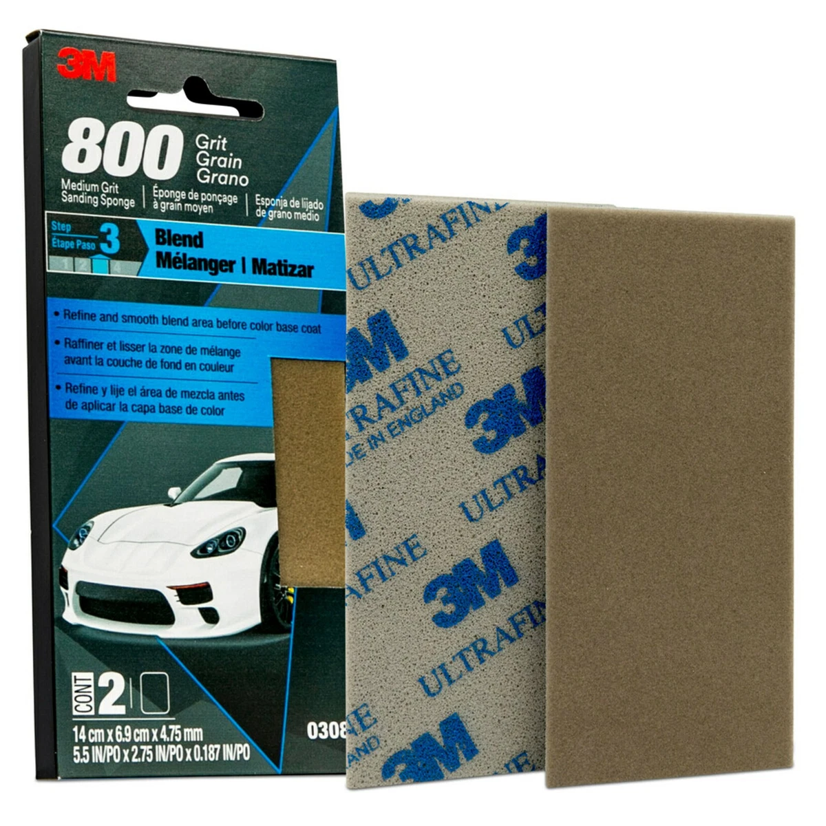 800 grit shop sanding sponge