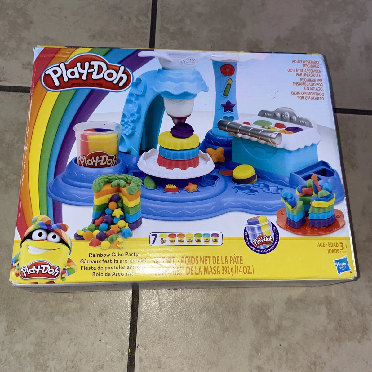 Play doh cake on sale party playset