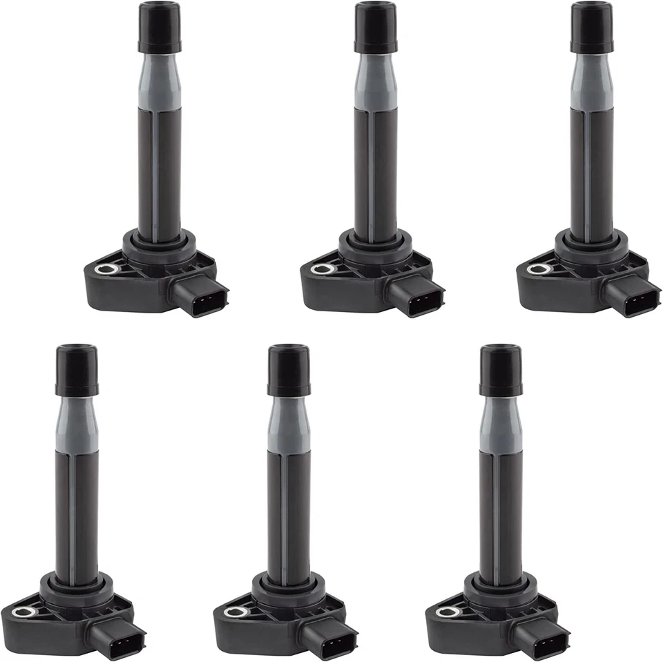 UF242 6 件装点火线圈适用于 1999 - 2010 年本田 Pilot Accord Odyssey Acura TL MDX — 第 3/4 张图片