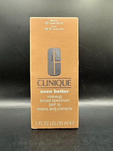 Clinique Even Better Makeup SPF15 Foundation( Choose your Shade ) 1 oz NIB - Picture 44 of 52