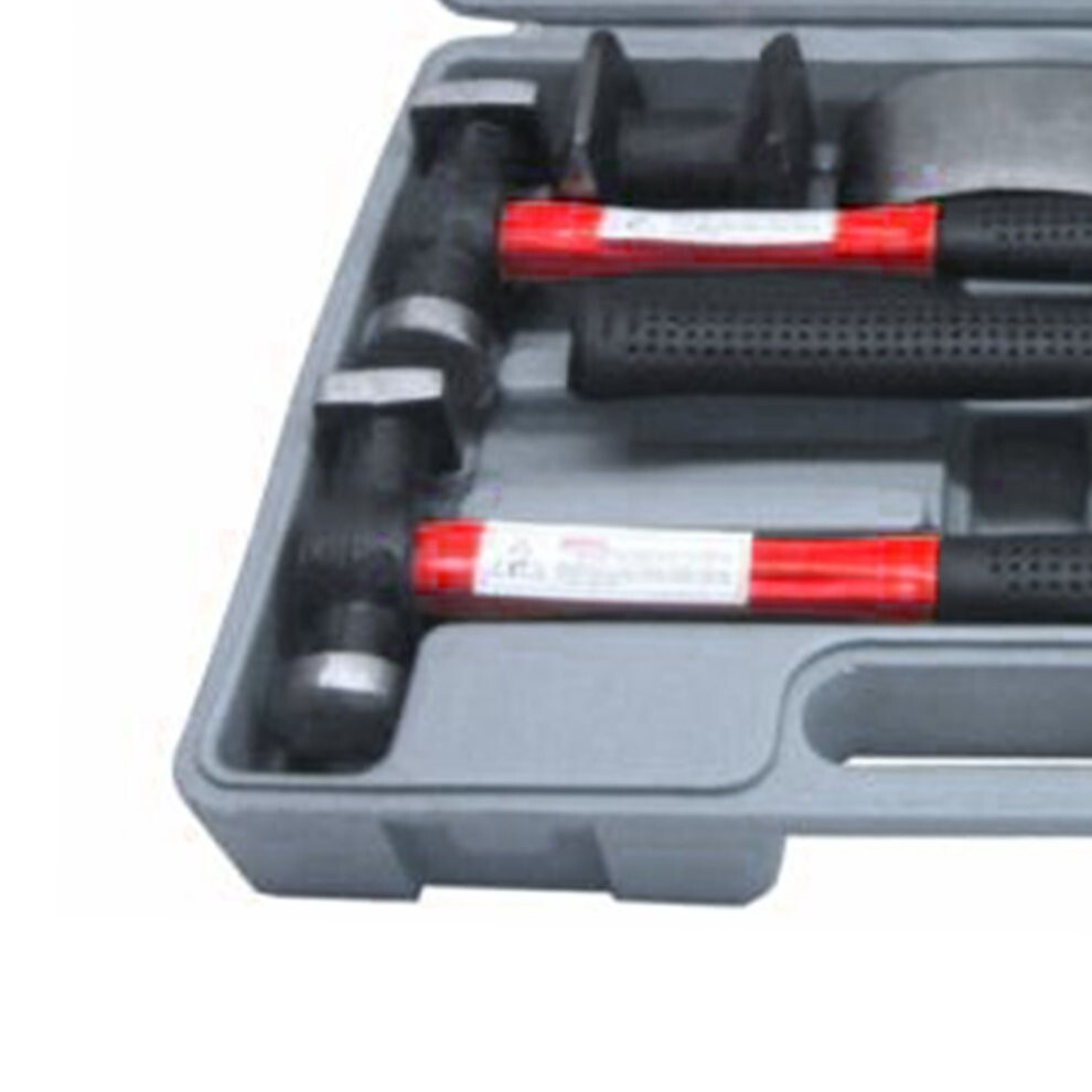 7Pc Car Auto Body Panel Repair Tool With Fibre Body Beating Hammer Set Red&Black eBay