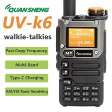 Quansheng UV-K5 8 UV-K6 Walkie Talkie Portable Two Way Radios DTMF NOAA Weather