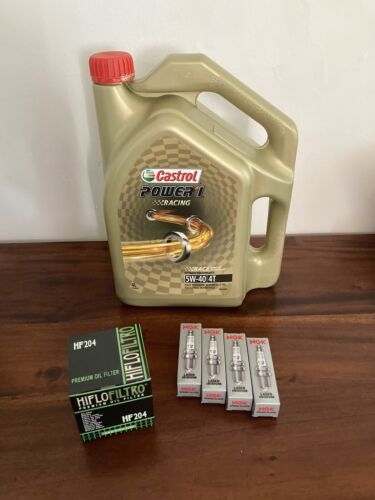 Honda VFR800 VTEC 2002-2019 Service Kit (Synthetic Oil, Filter And Spark Plugs) - Picture 1 of 1