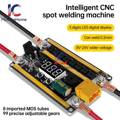 12V Spot Welder DIY Kit 99 Gears 18650 Mini Spots Welding Machine Control Board