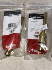 PROPLUS 163676 Hot and 163674 Cold 141 142 Brass Faucet Stem  For Sayco Set Of 2