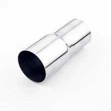 2.25" ID to 2" OD Stainless Steel Exhaust Connector Stainless Steel Weld On
