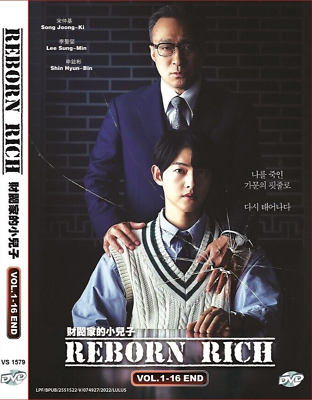 DVD KOREAN DRAMA REBORN RICH VOL.1-16 END ENGLISH SUBTITLE REGION ALL +  FREE DVD