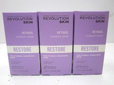 Revolution 1.69fl oz. Skincare Retinol Restore Overnight Cream - Lot of 3