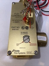 Kidde WK-890181-200 Electric Control Head, 24V, New Never Use, With Out Box 