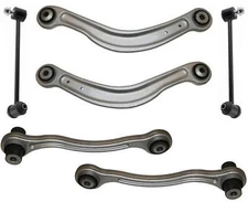 Rear Lower & Upper Control Arms & Sway Bar Links For Mercedes Benz C300 08-2014
