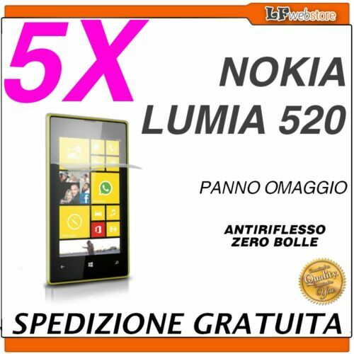 6 Pezzi Proteggi Schermo per Nokia Lumia 1320 Pellicola Protettiva