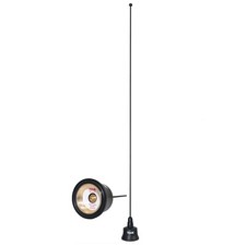 Antenna Mobile VHF Tunable 126-940MHz Black NMO Mounting Flexible Wideband 8015B