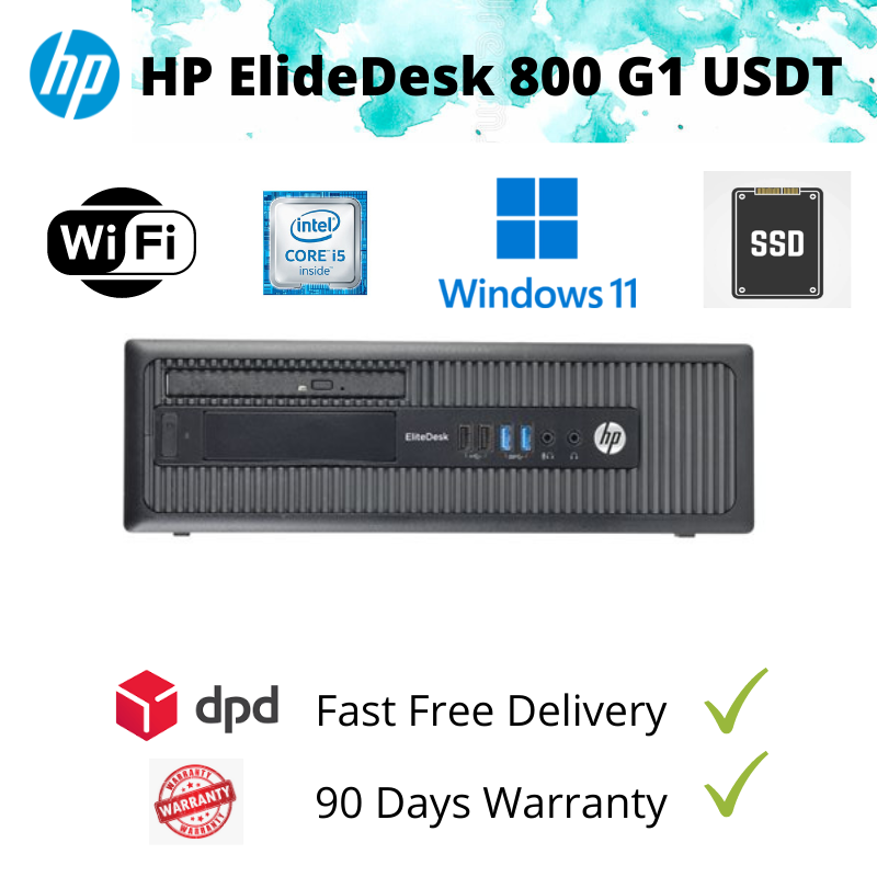 Windowsデスクトップ HP EliteDesk 800G1 USDT i5-4690S SSD/HDD Cheap Windows11 PC HP EliteDesk 800G1 USDT Core i5-4thGn 16GB RAM