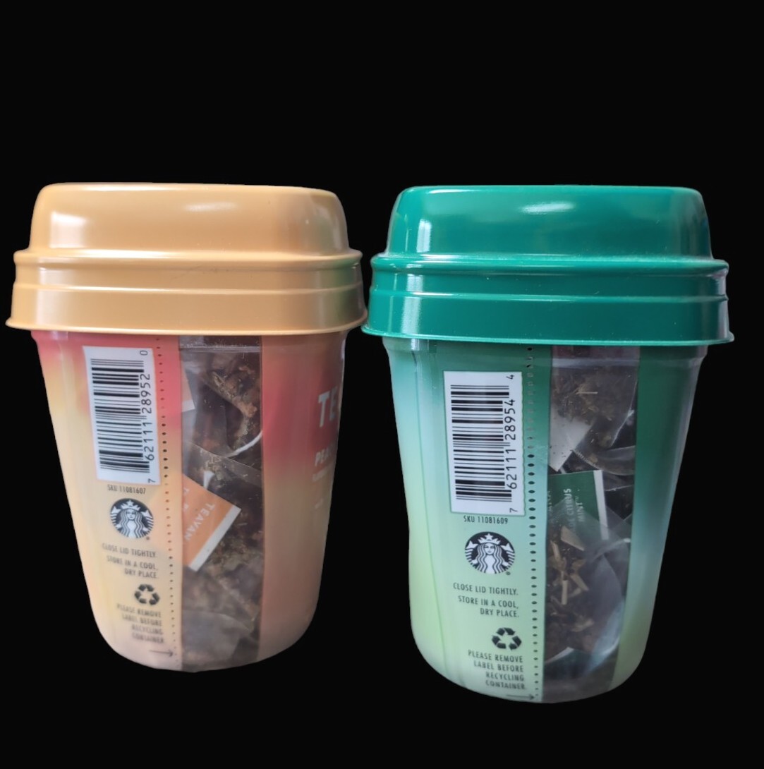 Teavana Cold Buster Medicine Ball Tea Peach Tranquility and Jade Citrus