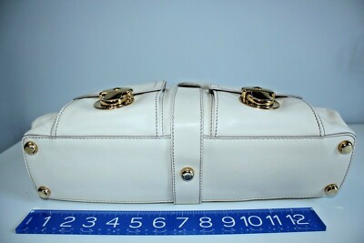 Vintage MARC JACOBS Venetia Calf Leather Satchel in Yogurt ~ MADE