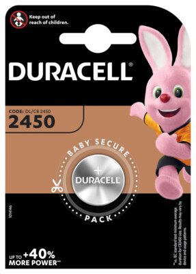 20 x Duracell Specialty CR 2450 3V Lithium Batterie Knopfzelle DL2450 im Blister