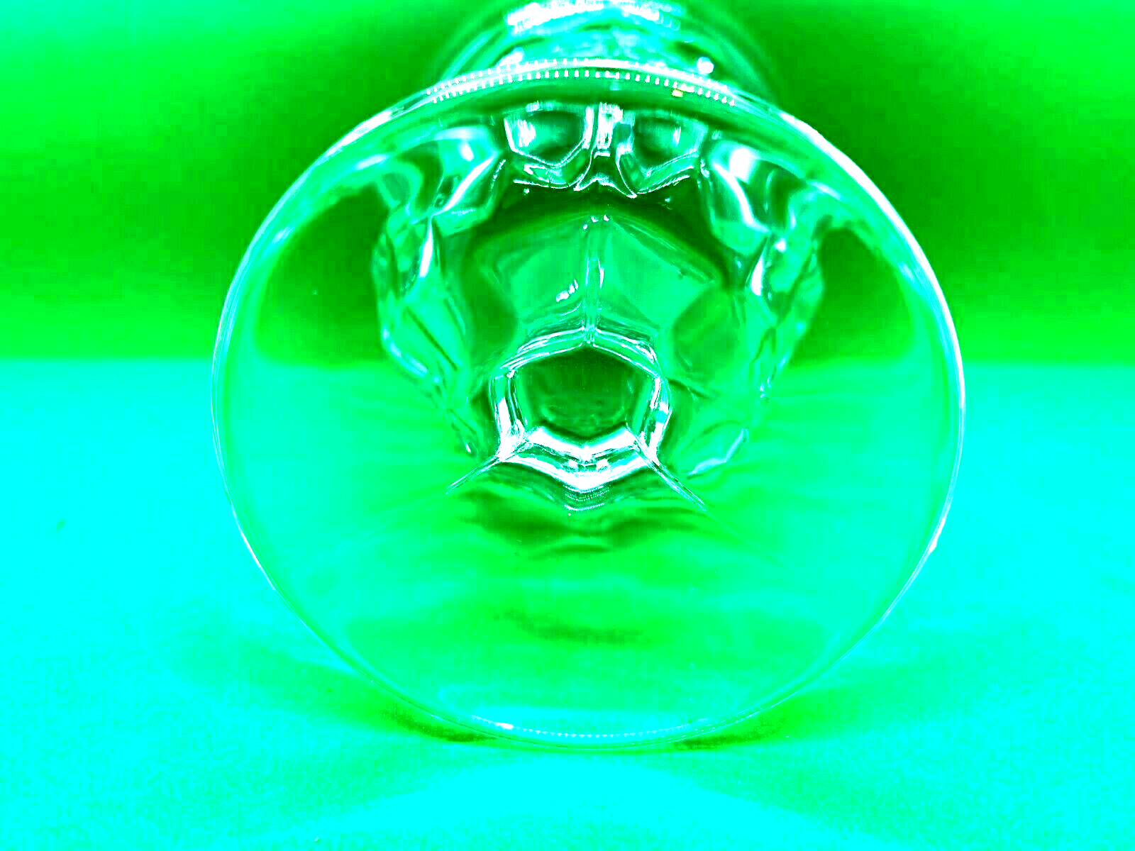 FOSTORIA American "Low" Goblet, 5 1/2"T, 9 oz, SET OF FOUR, Excel Cond