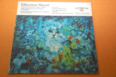 Sealed Nakajima Ravel Piano Concertos in G & D German Colosseum Stereo Late 60s