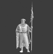 Northern Crusades Miniatures Medieval Templar knight w banner 28 32 35 40 54mm
