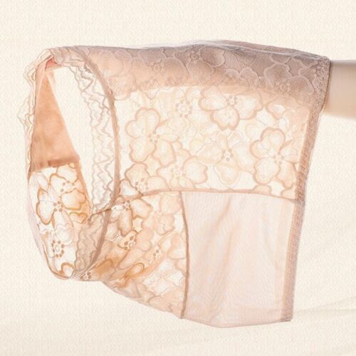Slip donna vita alta mutandine oversize pizzo jacquard mutande mutandine - Foto 8 di 13